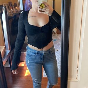 Dolls Kill, never worn gauze top. Size medium.